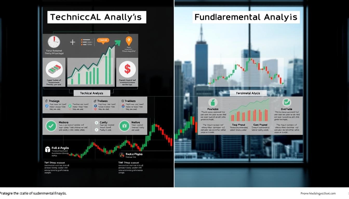 الفرق بين التحليل الفني والأساسي في الفوركس