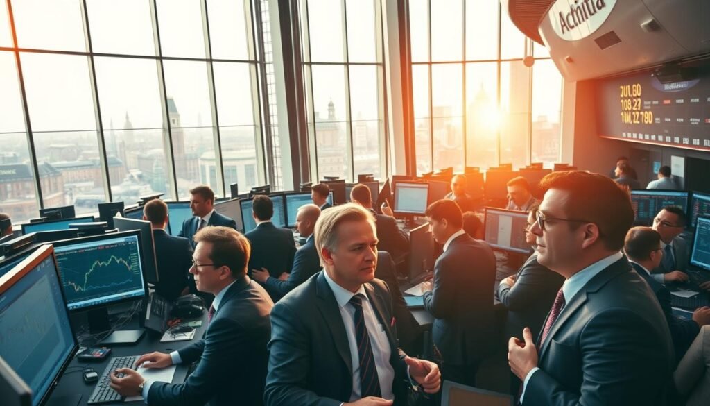 جلسة التداول في لندن جلسة التداول في لندن