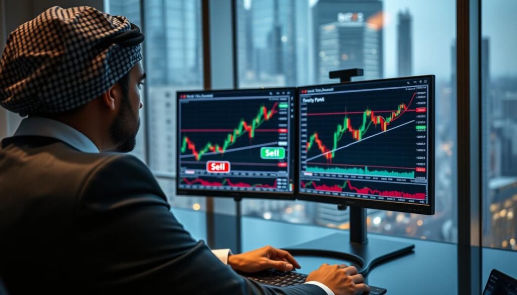 صفقة بيع في MT4