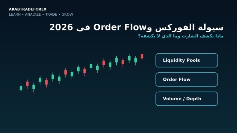 سيولة الفوركس وOrder Flow في 2026 — قراءة آثار السيولة وتدفق الأوامر من الشارت