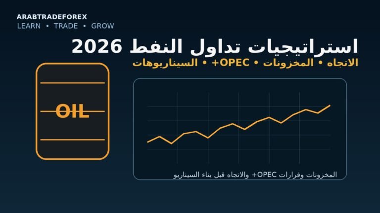 استراتيجيات تداول النفط 2026 — الاتجاه والمخزونات وقرارات OPEC+ والسيناريوهات