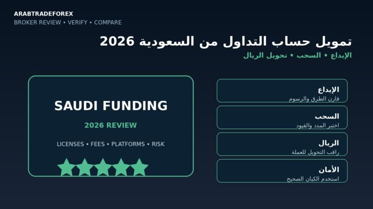 تمويل حساب التداول من السعودية 2026 وطرق الإيداع والسحب وتحويل الريال