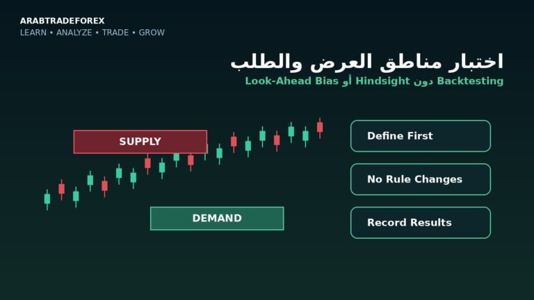 اختبار مناطق العرض والطلب Backtesting دون Hindsight أو Look-Ahead Bias