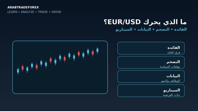 العوامل التي تحرك EUR/USD من الفائدة والتضخم والبيانات الاقتصادية وبناء السيناريو